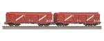 PIKO Set 2 wagon couv bogies